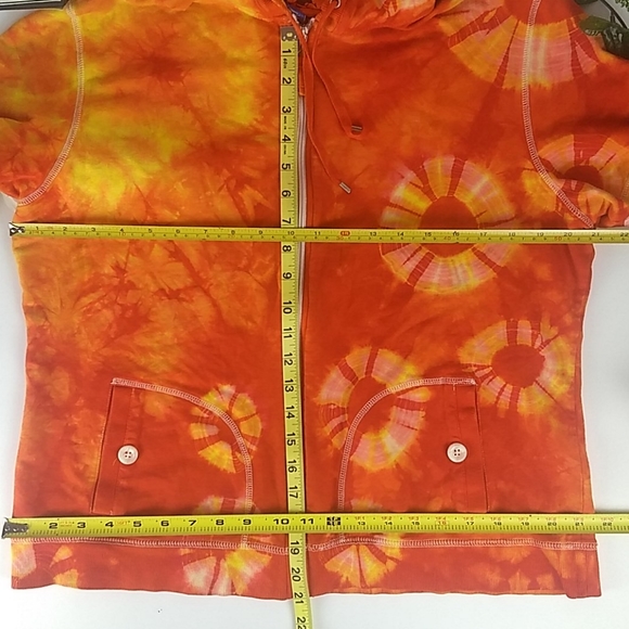 Karen Scott Sport tie dyed ss fz hoodie - Picture 13 of 16